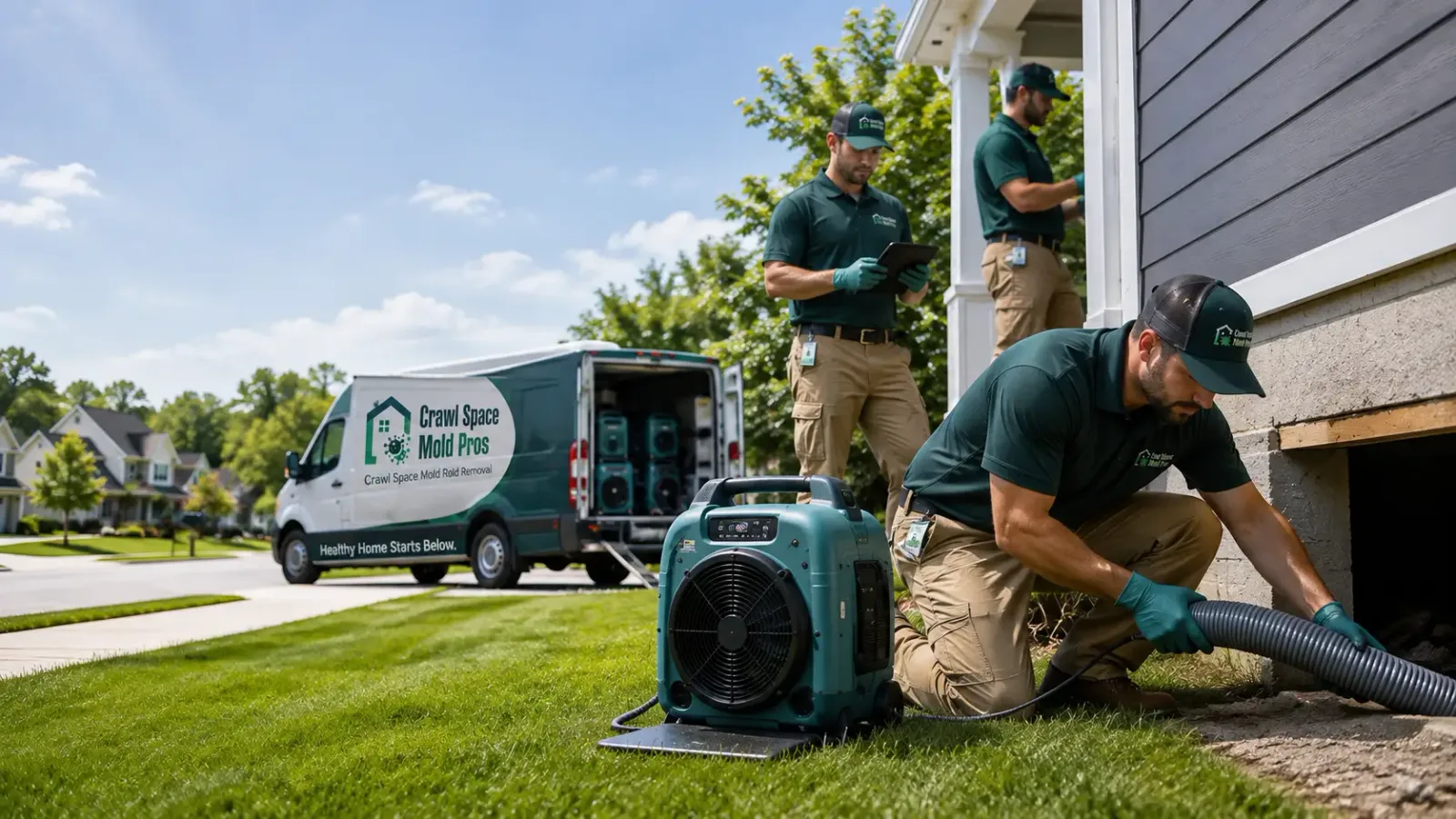 Crawl Space Mold Removal in Calistoga, CA